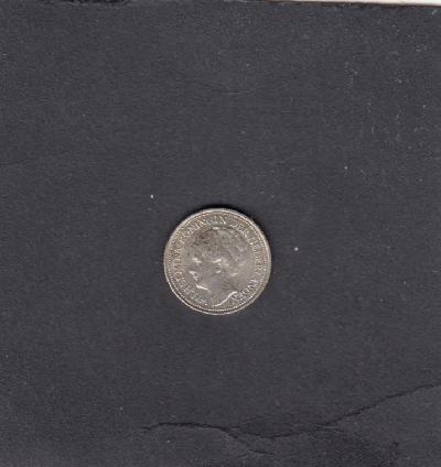 Beschrijving: 10 CENT WILHELMINA